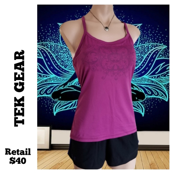 tek gear Tops - Tek Gear top $40 Retail, Racerback athletic yoga Tank top size Large